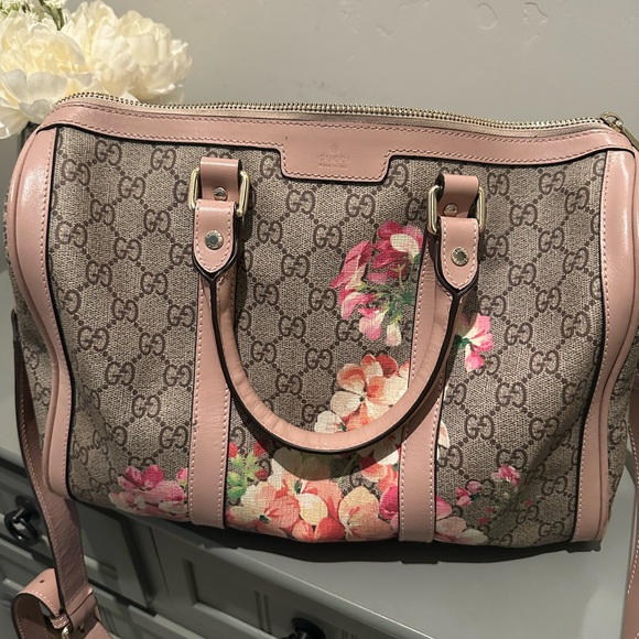 Gucci floral Satchel Boston Bag - Picture 11 of 12